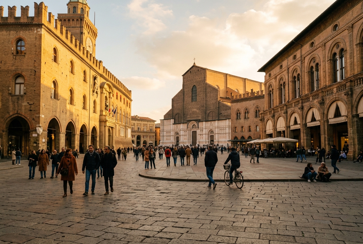 Piazza Maggiore: Navigating Medieval Civic Power and Architectural Harmony in Central Bologna