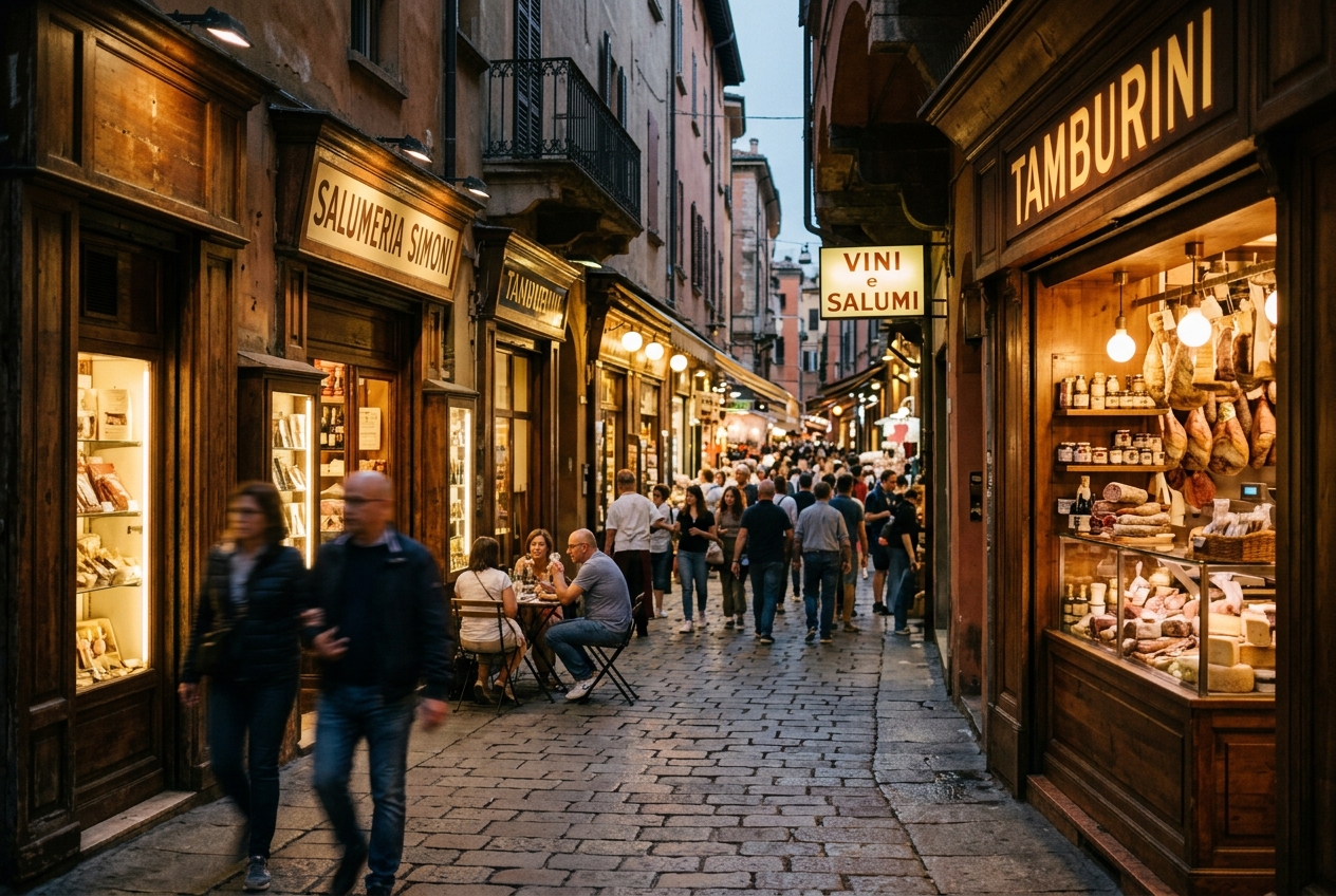 Quadrilatero: Mapping Medieval Trade Guilds and Culinary Urbanism in Central Bologna