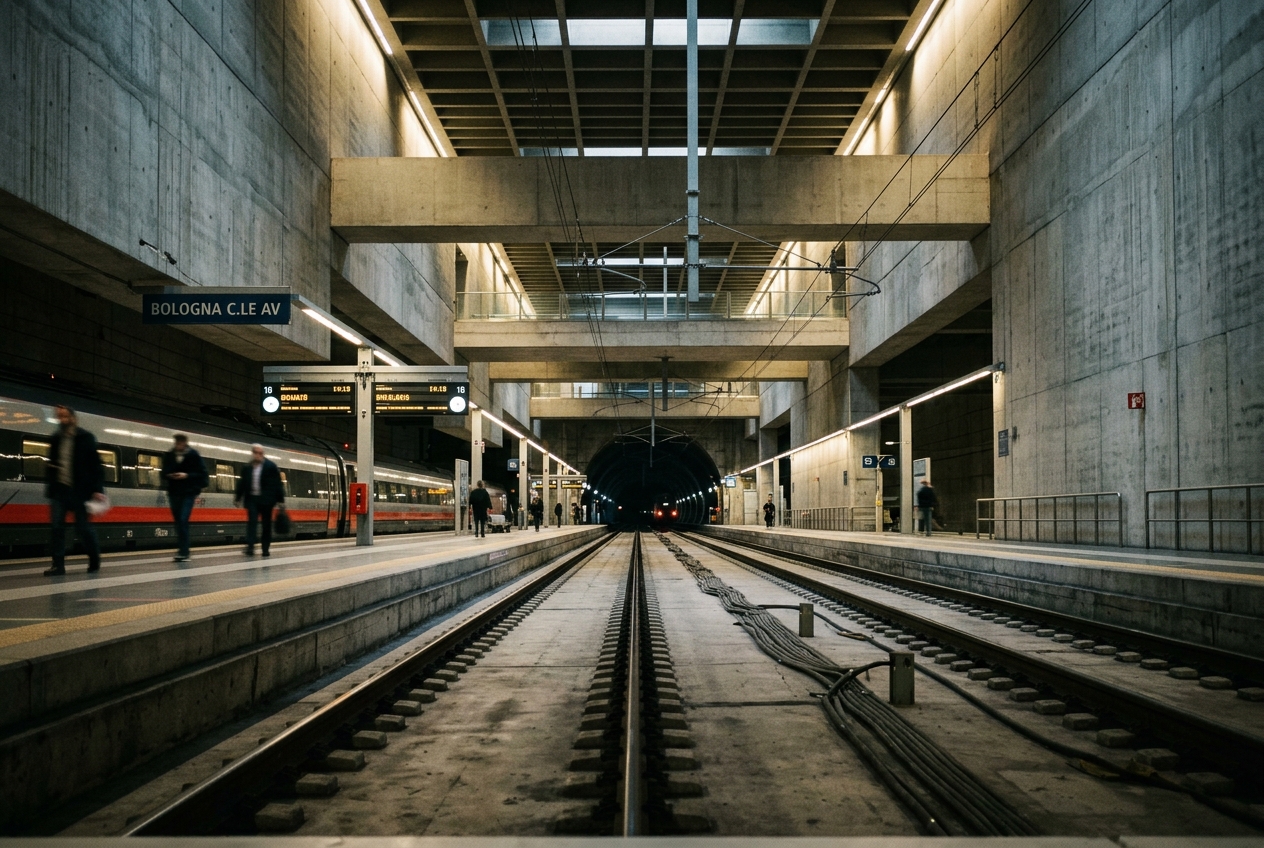 Stazione AV Di Bologna: L'Ingegneria Del Terminal Ipogeo Tra Scavo Top-Down, Monitoraggio Geotecnico E Dinamica Dei Flussi Ferroviari