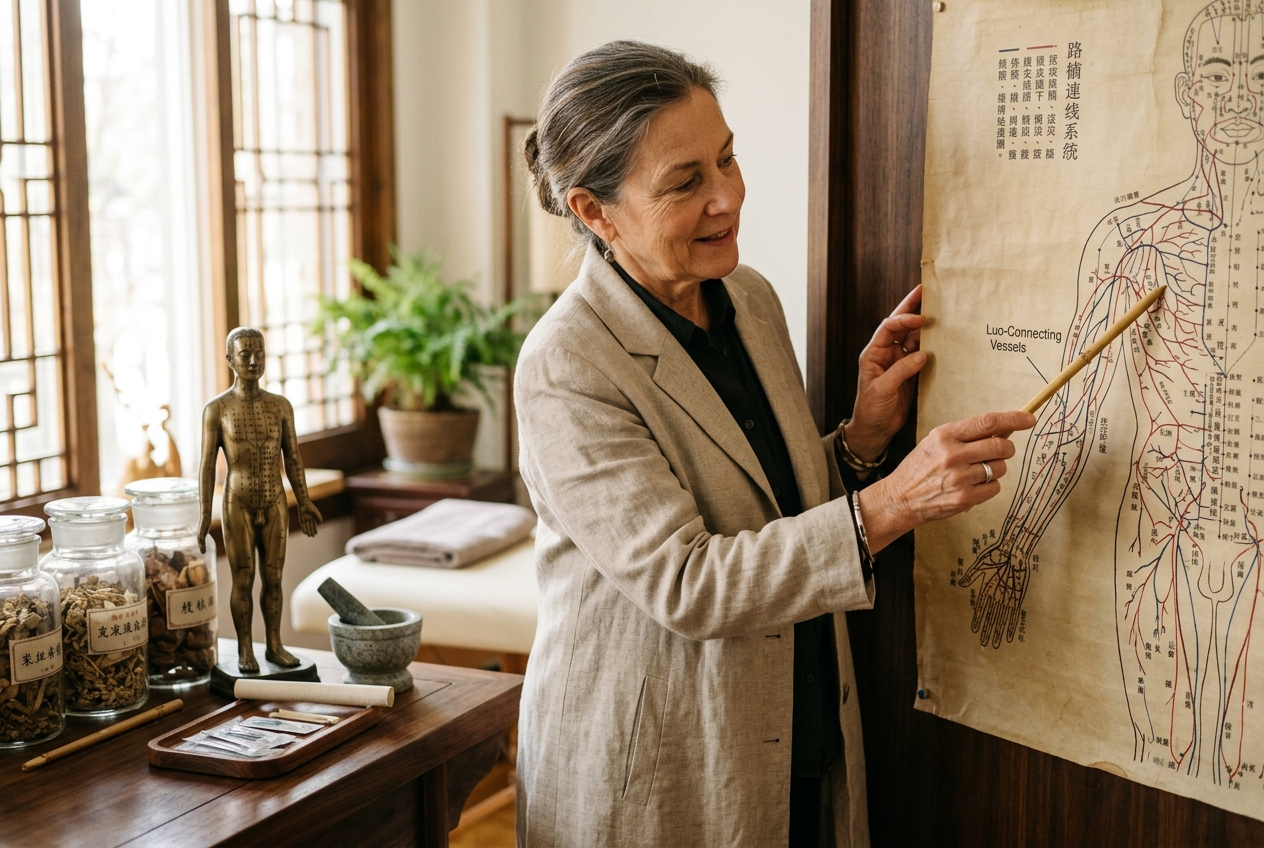 Fifteen Luo-Connecting Channels (Luo Mai) Meridian Pathways: Governing Collateral Circulation, Emotional Somatization, and Yuan-Luo Point Synergy in Traditional Chinese Medicine