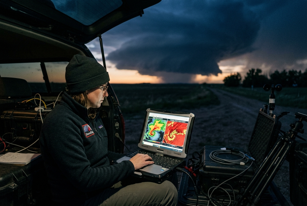 Dual-Polarization Radar & Hydrometeor Classification: How Differential Reflectivity and Correlation Coefficients Unmask Hail Cores and Tornadic Debris