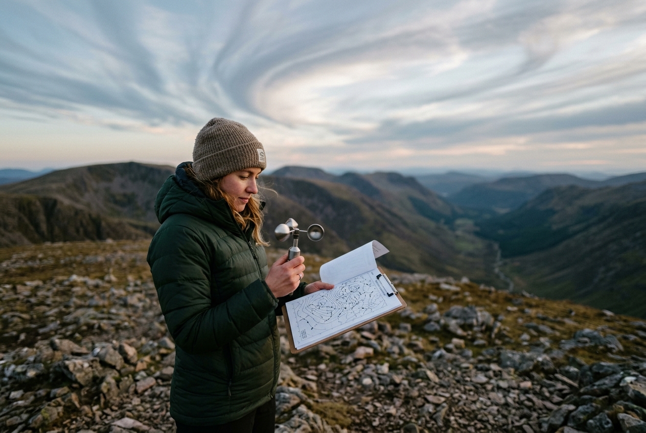 Gradient Wind Balance & Centrifugal Acceleration: How Isobaric Curvature Modifies Geostrophic Flow Around Troughs and Ridges