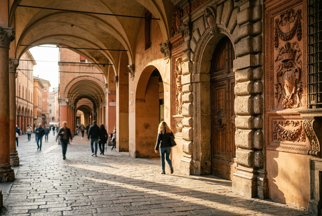 Via Barberia: Il Rinascimento Senatorio Di Palazzo Fibbia, I Cortili Barocchi E La Continuità Porticata Verso Il Collegio Di Spagna