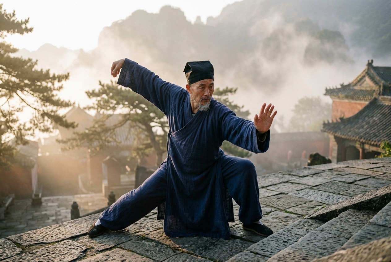 Wudang Taiyi Five Elements Qigong: Helical Kinetic Spirals, Visceral Organ Resonance, and Daoist Longevity Daoyin