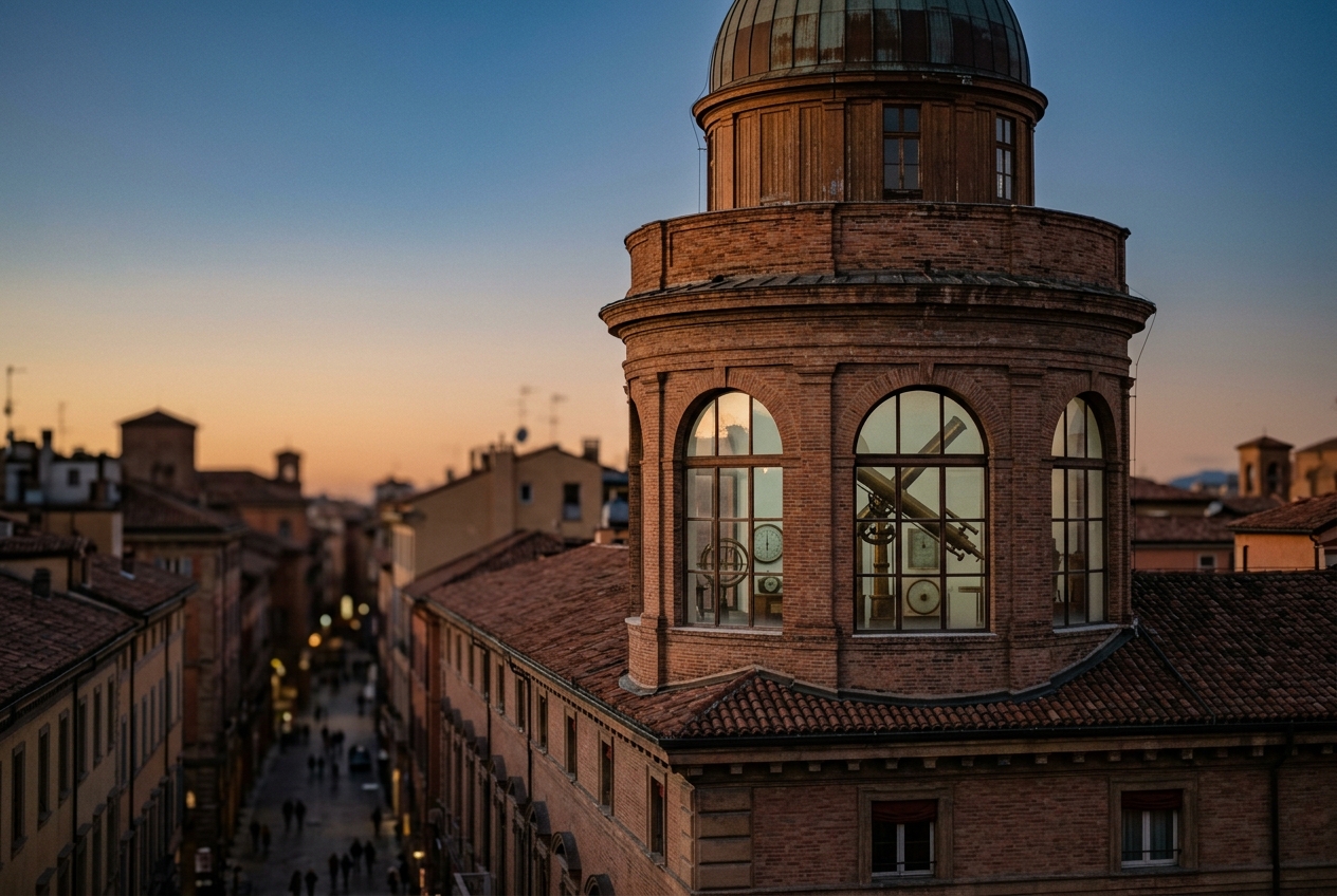 Specola Di Bologna: L'Ingegneria Astronomica Tra Il Telescopio a Specchio a Tasselli Di Horn d'Arturo, La Prova Sperimentale Della Rotazione Terrestre E La Torretta Di Palazzo Poggi