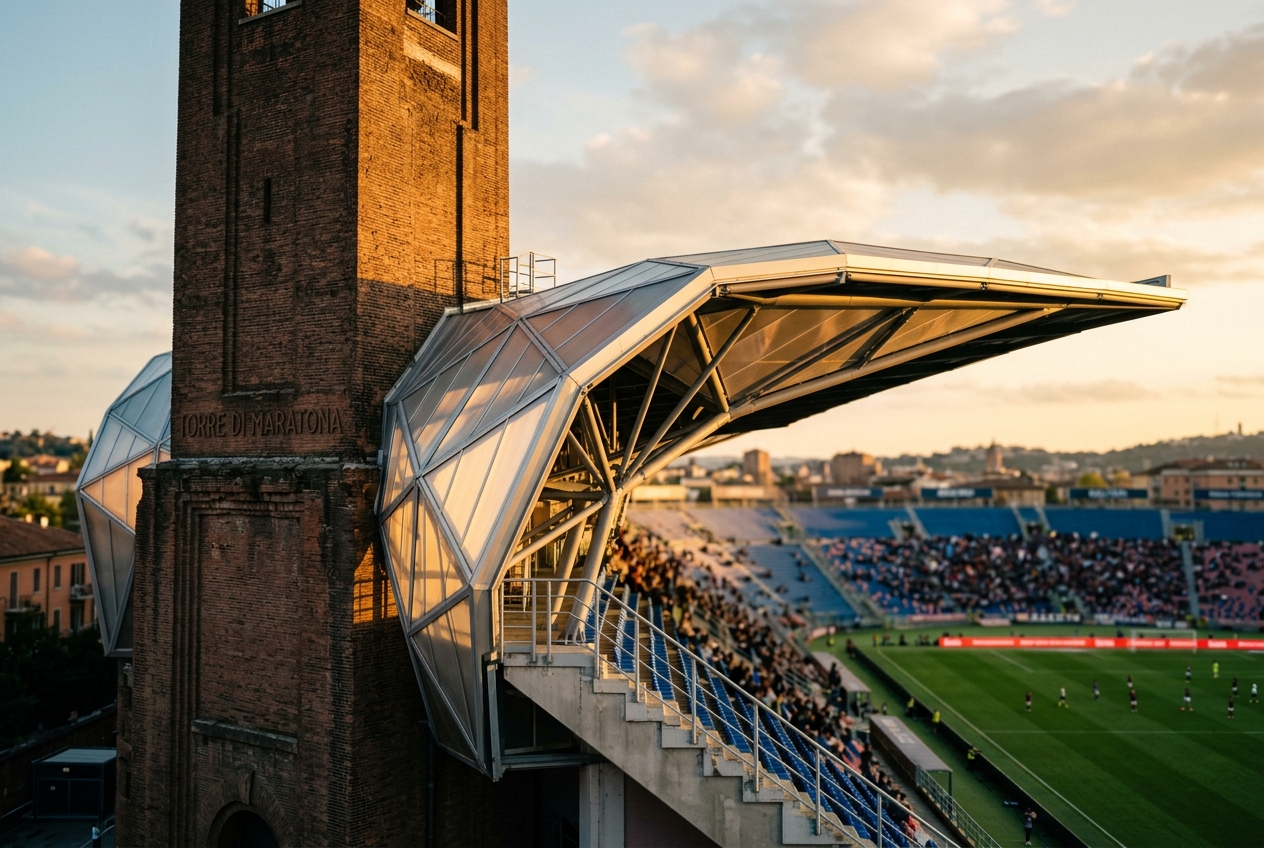 Stadio Renato Dall'Ara: L'Ingegneria Del Restauro Monumentale Tra Copertura a Guscio Lentiforme, Preservazione Delle Mura Razionaliste E Stadio Temporaneo