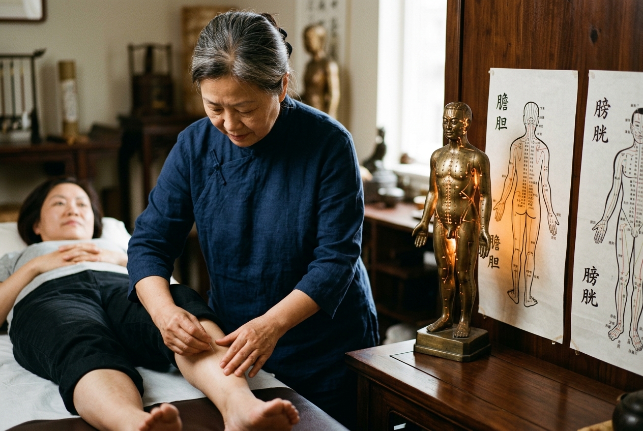 Channel Differentiation (Jing Luo Bian Zheng) Meridian Dynamics: Governing Pathway Trajectories, Somatosensory Radiation, and Meridian Syndrome Identification in Traditional Chinese Medicine