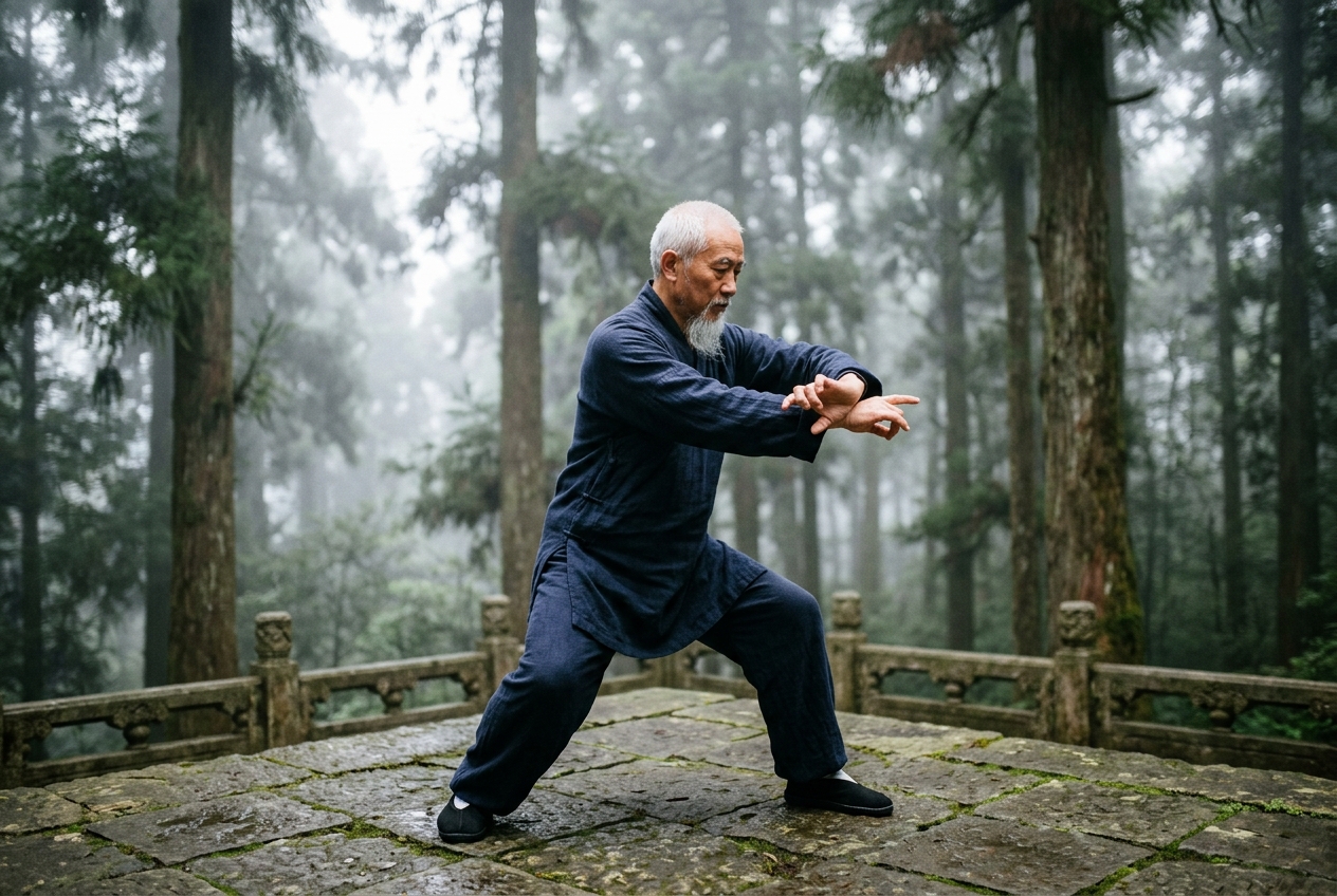 Emei Shi Er Zhuang Twelve Postures Qigong: Helical Fascial Spiraling, Cranio-Sacral Alignment, and Visceral Regulation in Classical Medical Daoyin