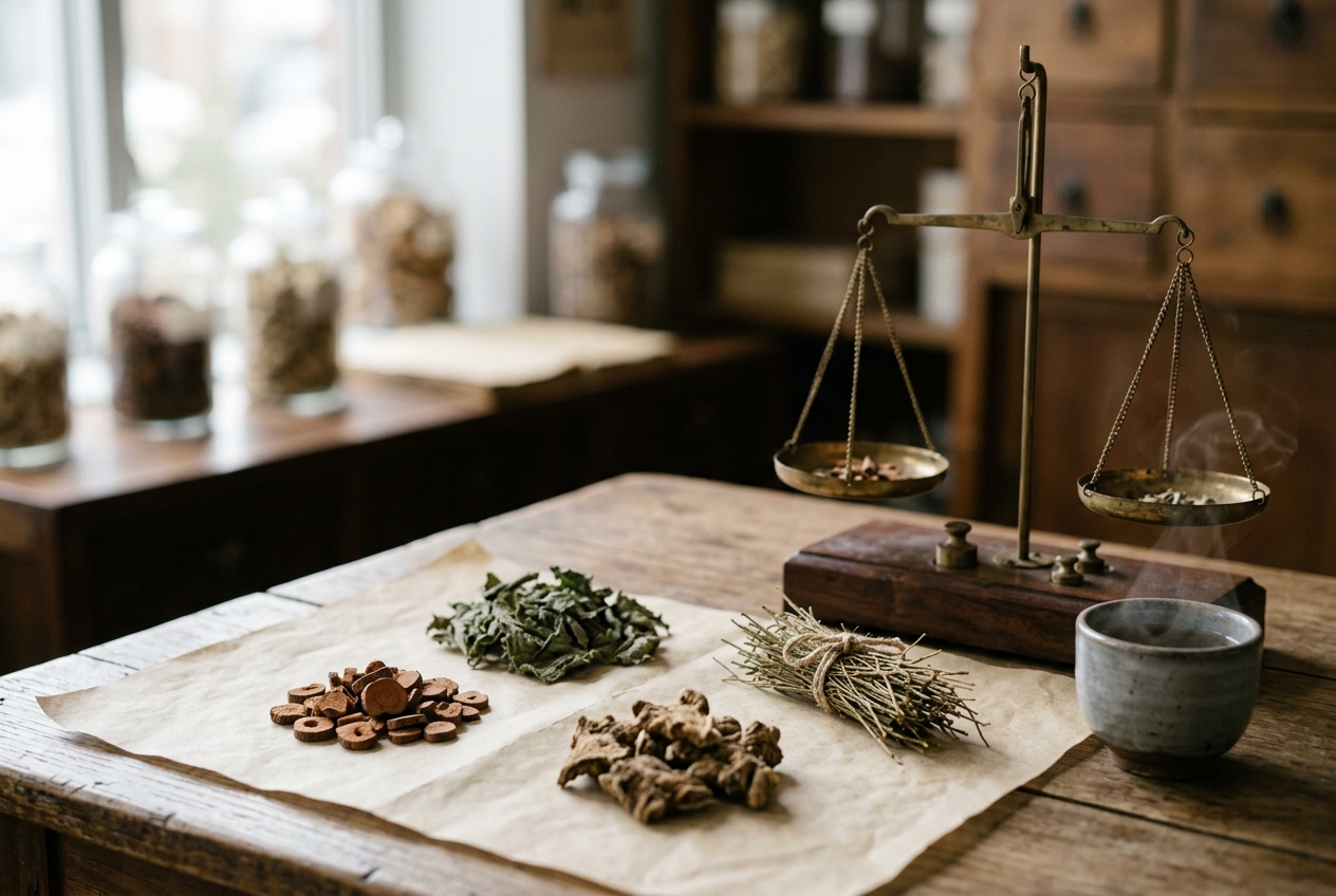 Exterior-Releasing Herbs (Jie Biao Yao) Pharmacodynamics: Governing Acrid-Warm Diaphoresis, Acrid-Cool Pathogen Venting, and Wei Qi Defense in Traditional Chinese Medicine