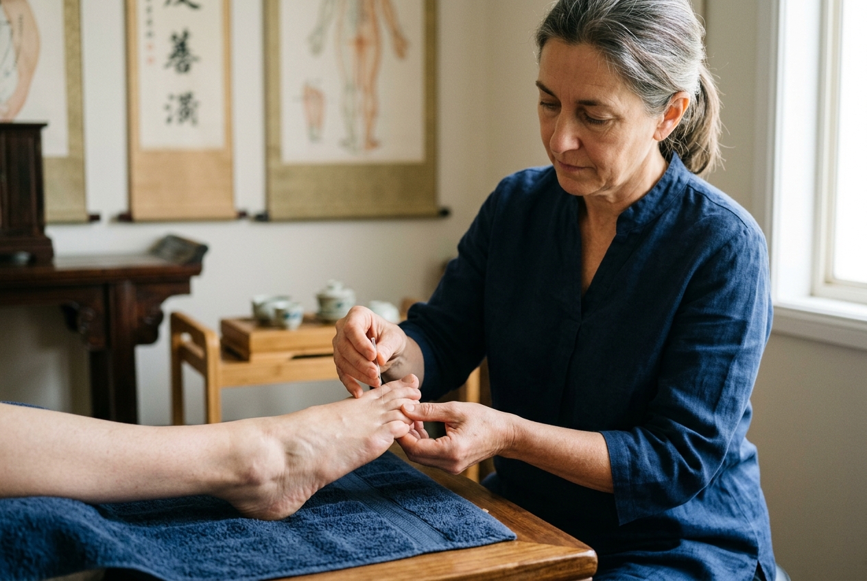 Root and Knot Points (Gen Jie Xue) Meridian Dynamics: Governing Distal-Proximal Channel Polarities, Craniotruncal Qi Terminations, and Ling Shu Axis Formations in Traditional Chinese Medicine
