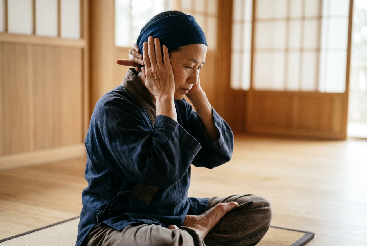 Ming Tian Gu Sounding the Heavenly Drum: Cranial Acoustic Resonance, Sub-Occipital Fascial Decompression, and Auditory Shen Calming in Classical Daoist Daoyin