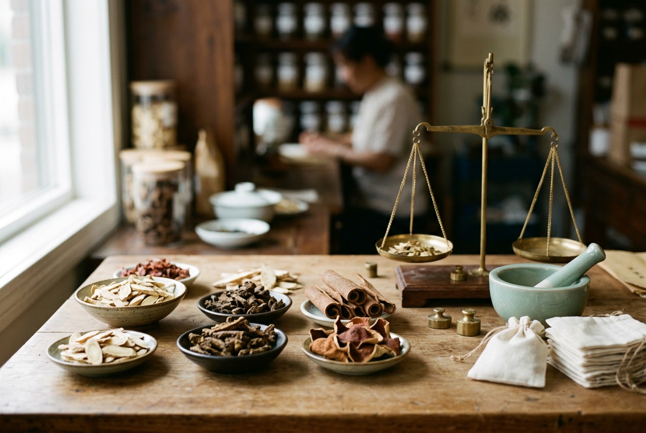 Four Natures and Five Flavors (Si Qi Wu Wei) Herbal Energetics: Governing Thermal Properties, Gustatory Actions, and Visceral Directionality in Traditional Chinese Medicine