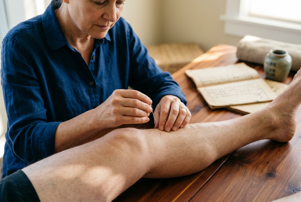 Lower He-Sea Points (Xia He Xue) Meridian Dynamics: Governing Six Fu Visceral Pathologies, Intestinal Motility, and Distal Lower-Limb Regulation in Traditional Chinese Medicine