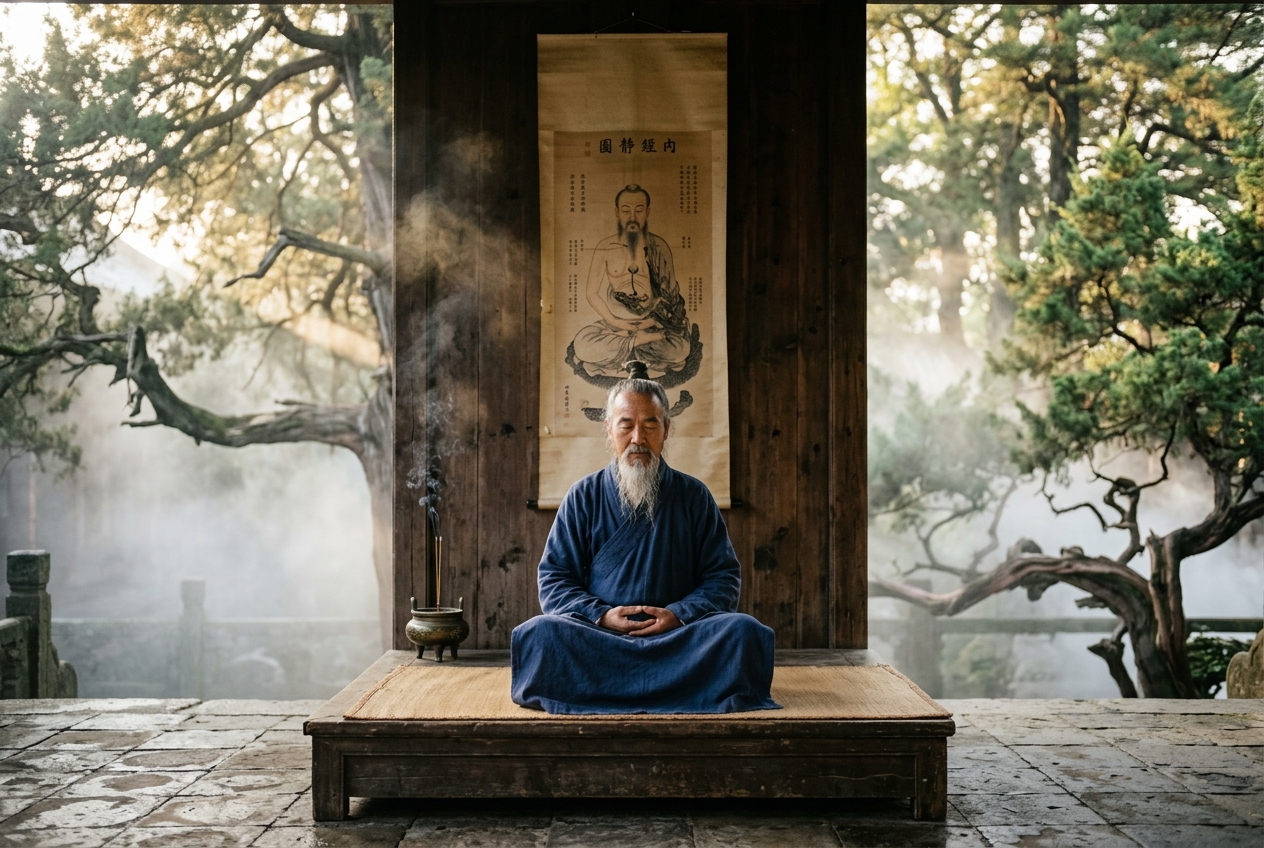 Nei Jing Tu Inner Landscape Chart: Alchemical Somatotopy, Triple Dantian Topography, and Daoist Microcosmic Mapping in Classical Neidan