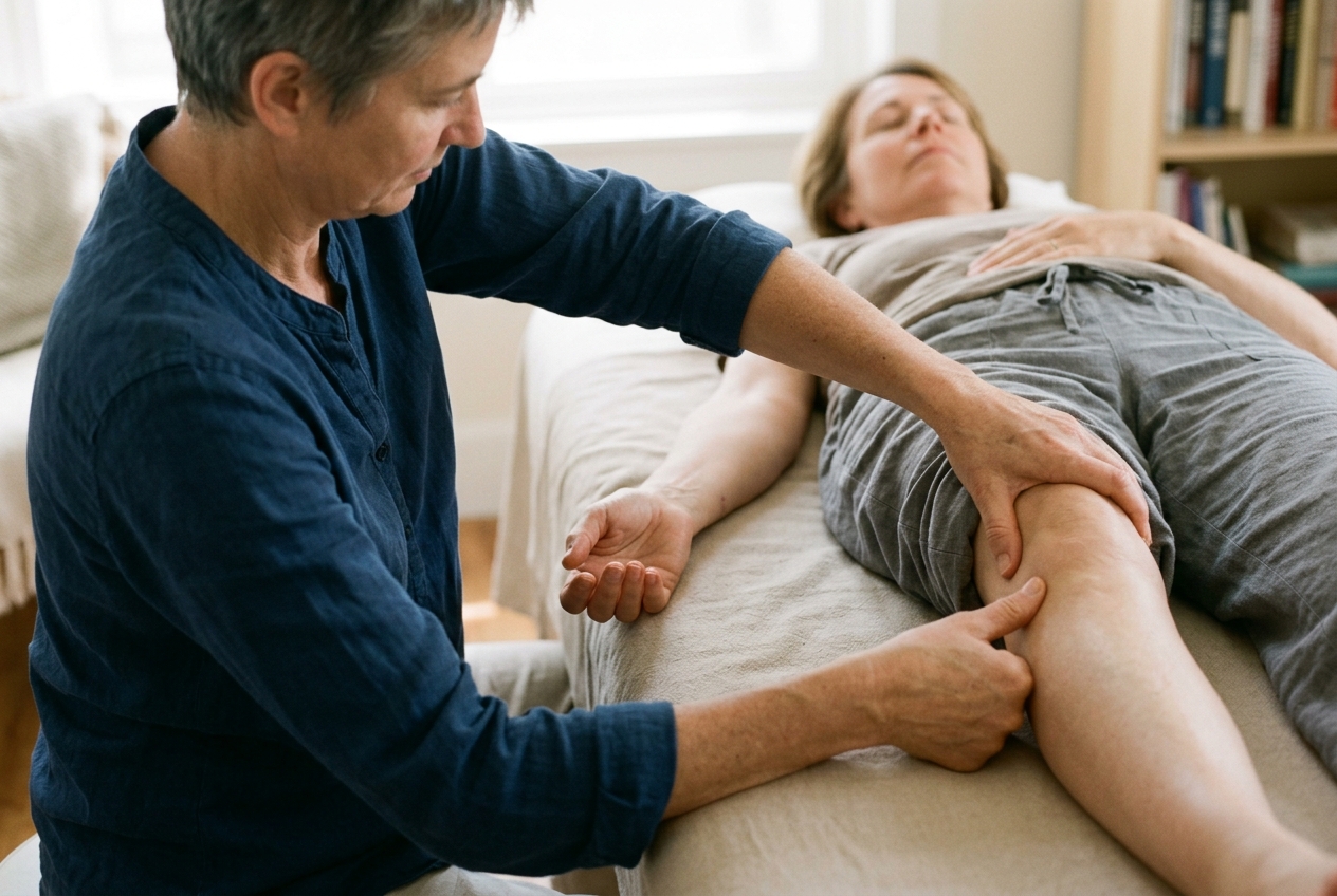 Superior-Inferior Point Combination: Navigating Upper-Lower Channel Axis Synergy, Cranio-Pedal Energetics, and Paired Acupressure Protocols