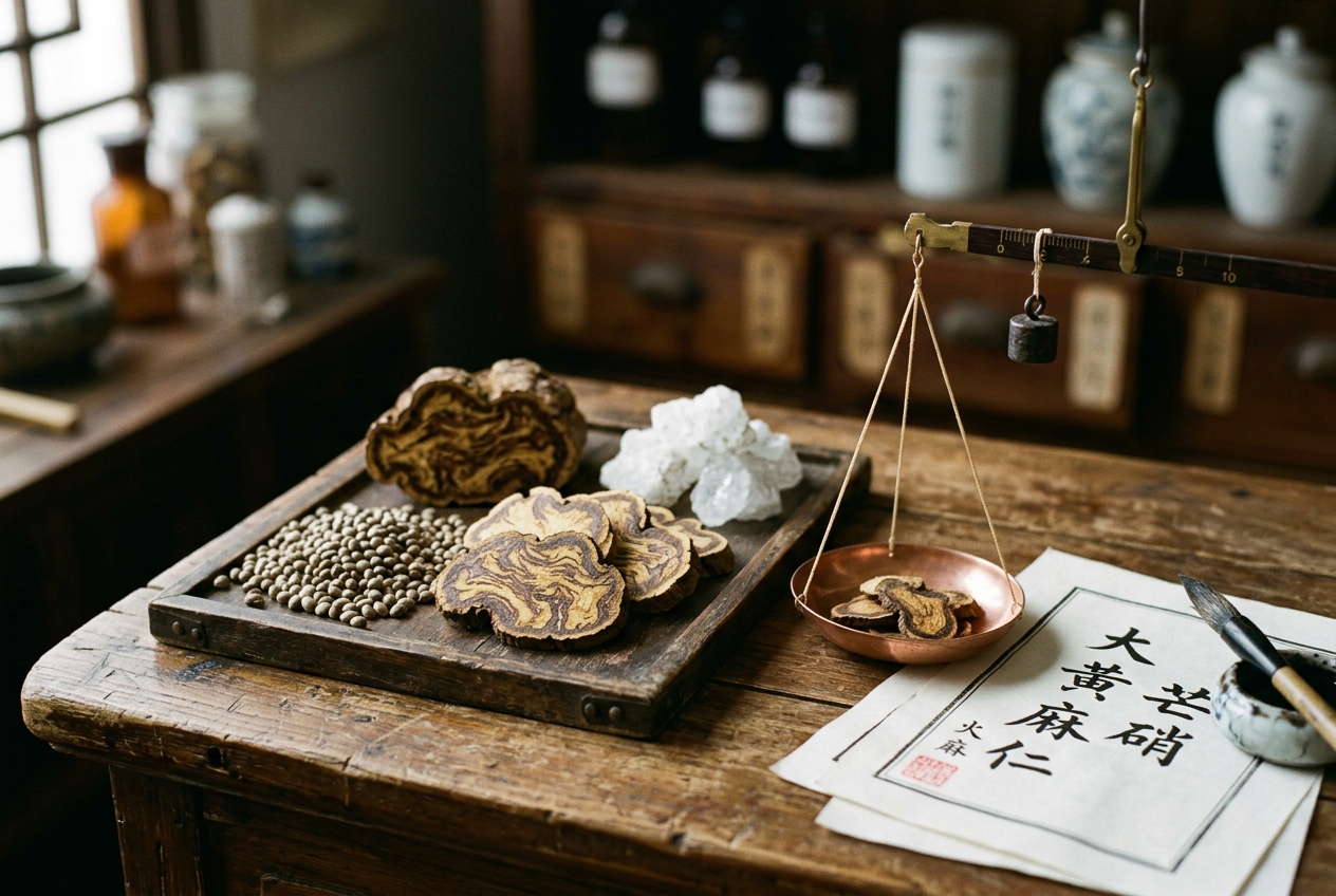 Downward-Draining Herbs (Xie Xia Yao) Pharmacodynamics: Governing Purgative Actions, Moistening Laxatives, Hydragogue Water-Expulsion, and Intestinal Stagnation Clearance in Traditional Chinese Medicine
