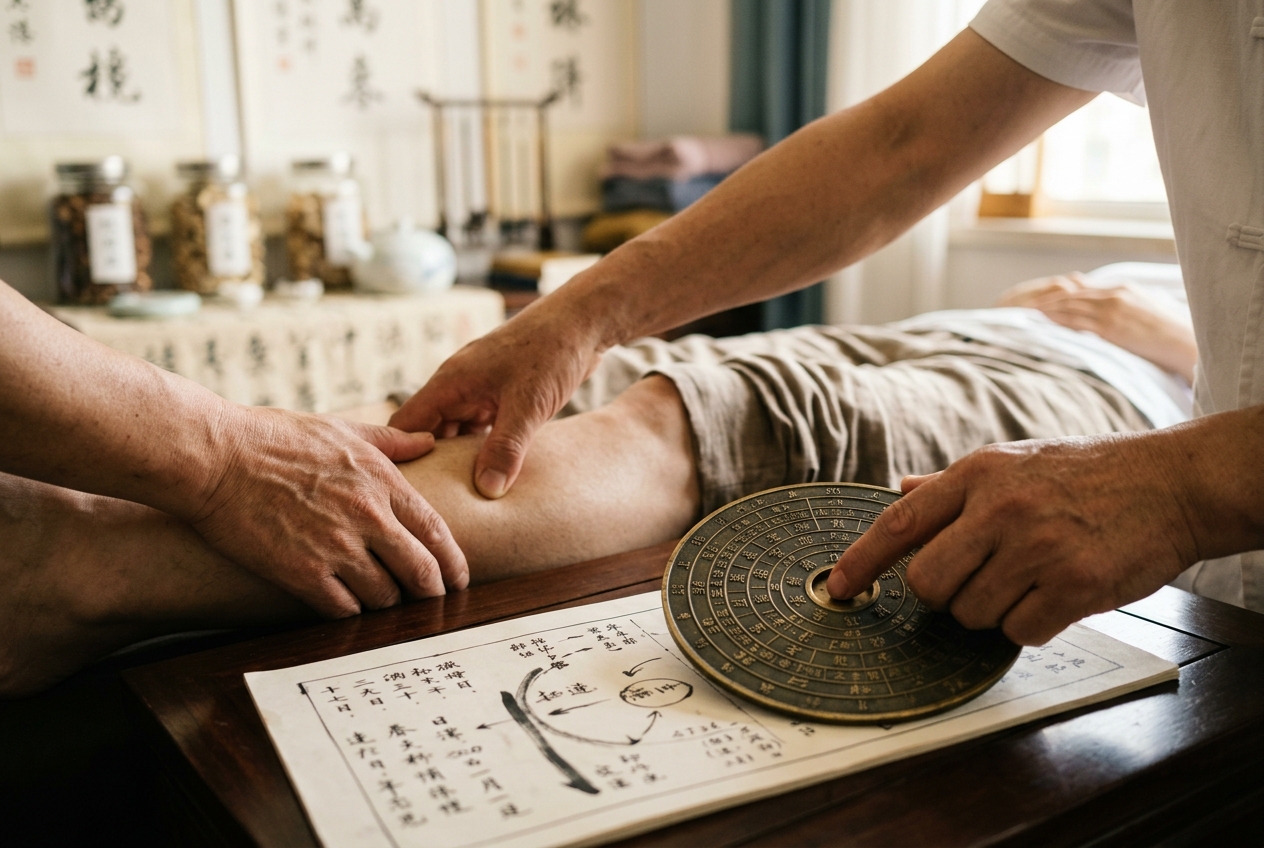 Zi Wu Liu Zhu: Navigating Midnight-Noon Ebb-Flow Dynamics, Chronobiological Open Points, and Precision Acupressure Protocols