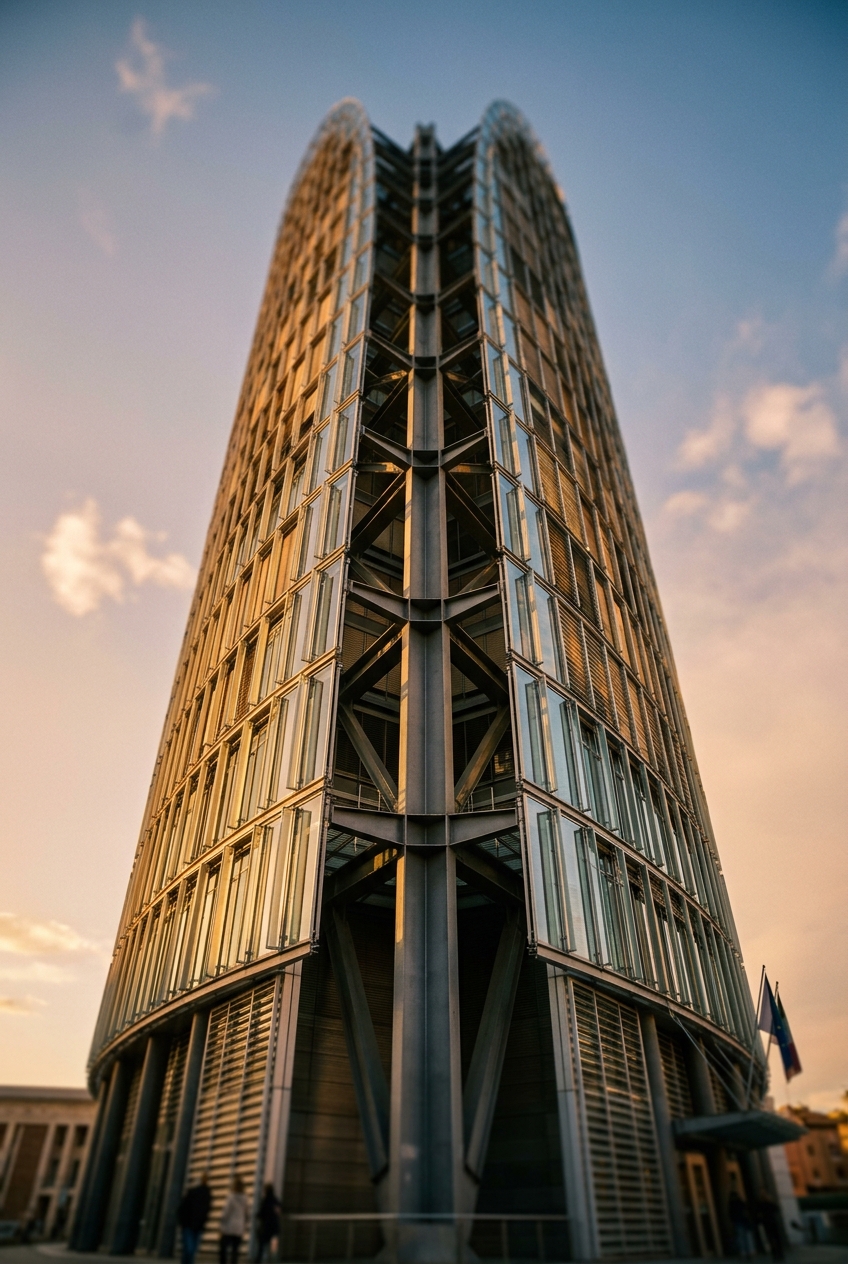 Torre Unipol Di Bologna: L'Ingegneria Strutturale Del Grattacielo Ibrido Tra Tre Nuclei Antisismici, Facciata a Doppia Pelle E Modellazione in Galleria Del Vento