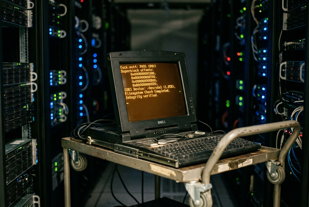 Fsck: Checking Filesystem Structural Integrity, Rebuilding Corrupted Inode Tables, and Recovering Damaged Storage Volumes in Production