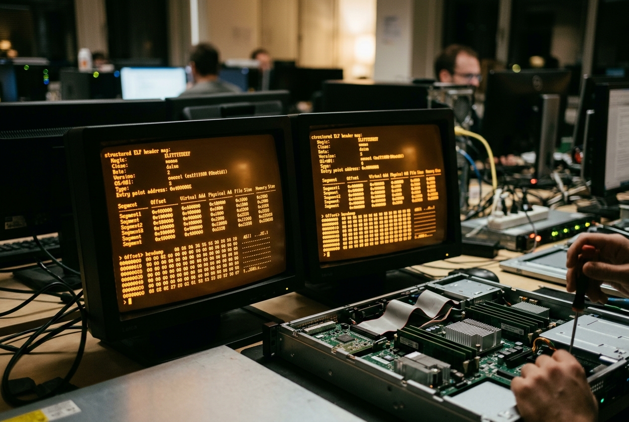 Readelf: Dissecting ELF Headers, Auditing Binary Hardening Protections, and Resolving Symbol Tables in Production