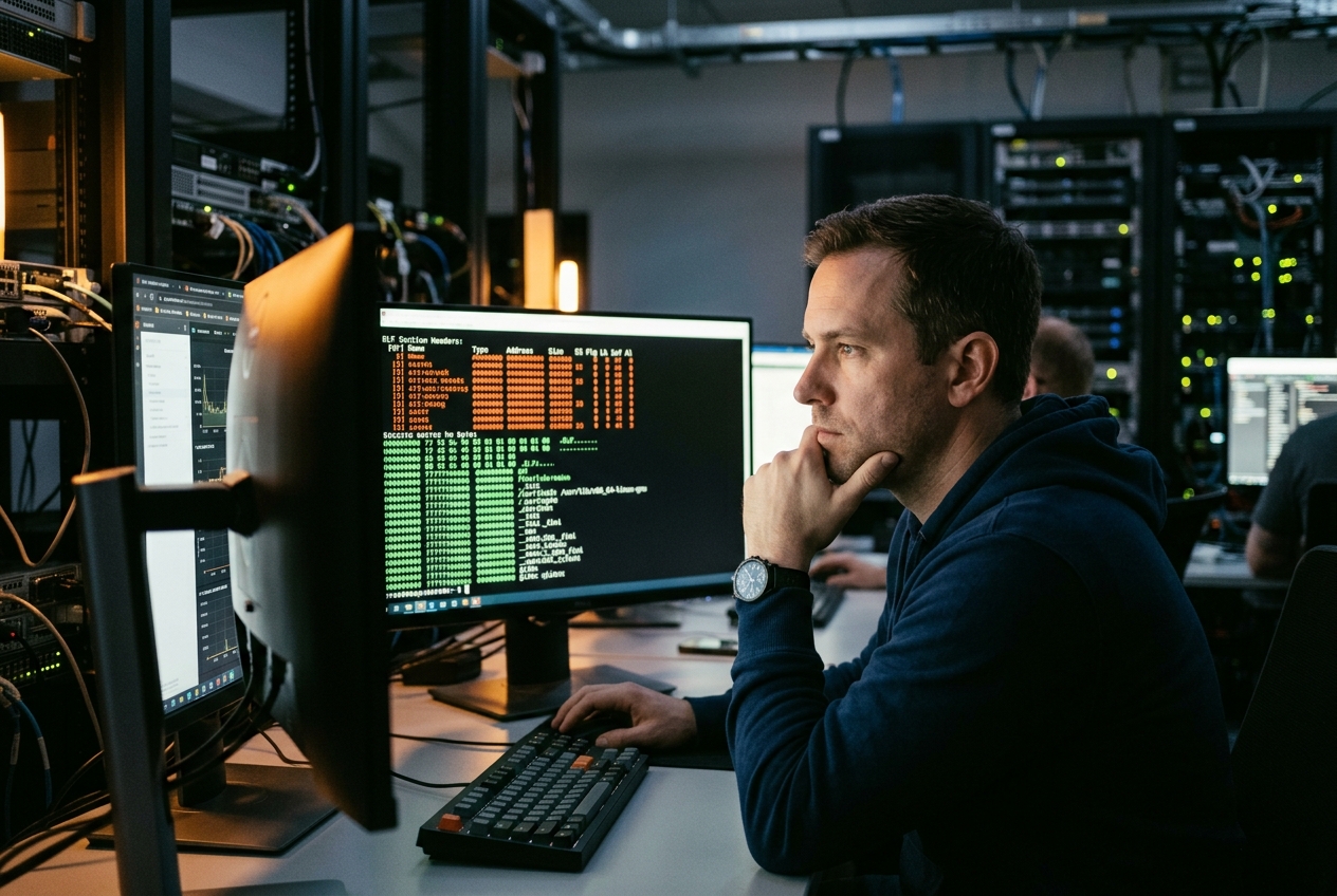 Strings: Extracting Embedded ASCII Sequences, Inspecting Compiled Binary Artifacts, and Auditing Hardcoded Secrets in Production