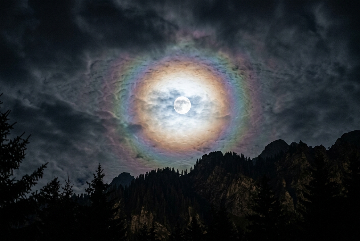 Atmospheric Coronae & Fraunhofer Diffraction Dynamics: How Monodisperse Cloud Droplets Diffract Light Into Iridescent Solar and Lunar Rings