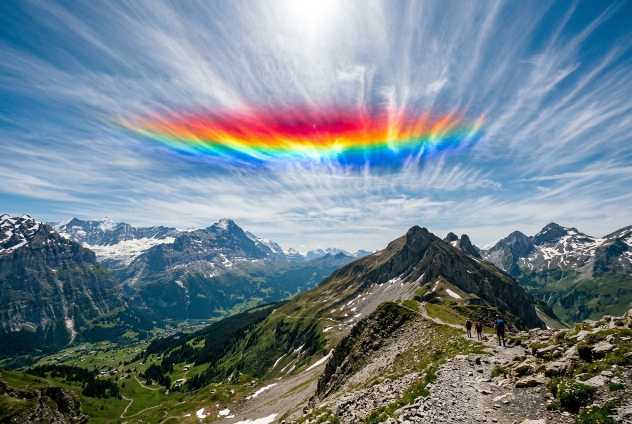 Circumhorizontal Arc & Ice Crystal Prism Optics: How 90° Refraction and Solar Elevation Thresholds Forge Vibrant Spectral Ribbons