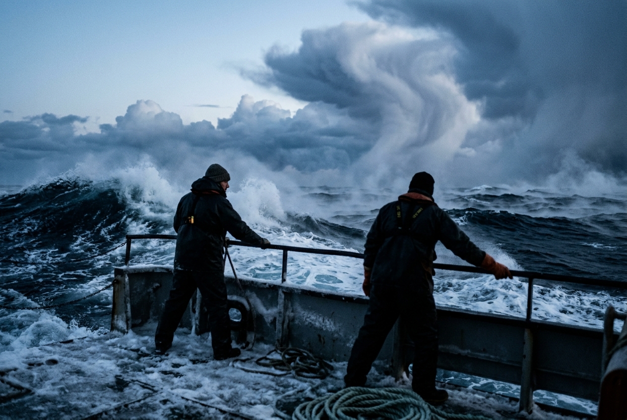 Polar Lows & Arctic Maritime Cyclogenesis: How Extreme Air-Sea Fluxes and Upper Troughs Unleash High-Latitude Storms