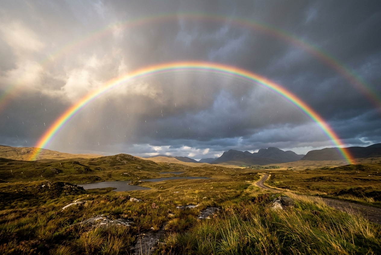 Rainbow Optics & Airy Caustic Diffraction: How Internal Reflection and Wave Interference Forge Spectral Arcs and Supernumerary Bands