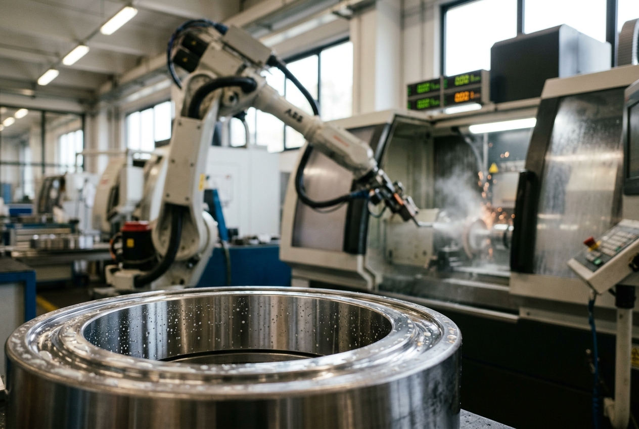 Stabilimento CPM Di Castel San Pietro Terme: L'Ingegneria Dei Cuscinetti Speciali Di Precisione Tra Rettifica Delle Piste Di Rotolamento, Trattamenti Termochimici E Tribologia Per L'Automotive E La Robotica