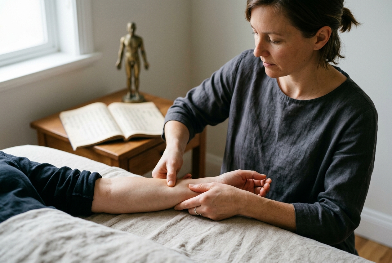 Ling Shu Three Needling Methods: Navigating Tri-Level Tissue Stratification, Sancai Depth Energetics, and Precision Acupressure Protocols