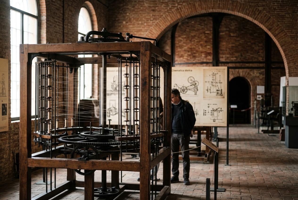 Museo Del Patrimonio Industriale Di Bologna: L'Ingegneria Meccanica Del Mulino Da Seta Alla Bolognese Tra Automazione Idraulica, Archeologia Industriale Della Fornace Galotti E Radici Della Meccatronica