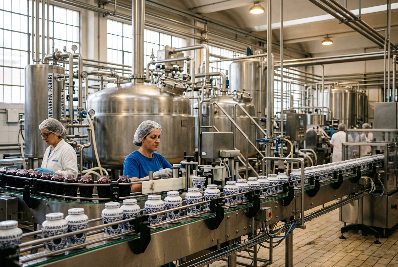 Stabilimento Fabbri 1905 Di Bologna: L'Ingegneria Agroalimentare Tra Canditura Osmotica Sottovuoto, Reologia Degli Sciroppi E Confezionamento Asettico