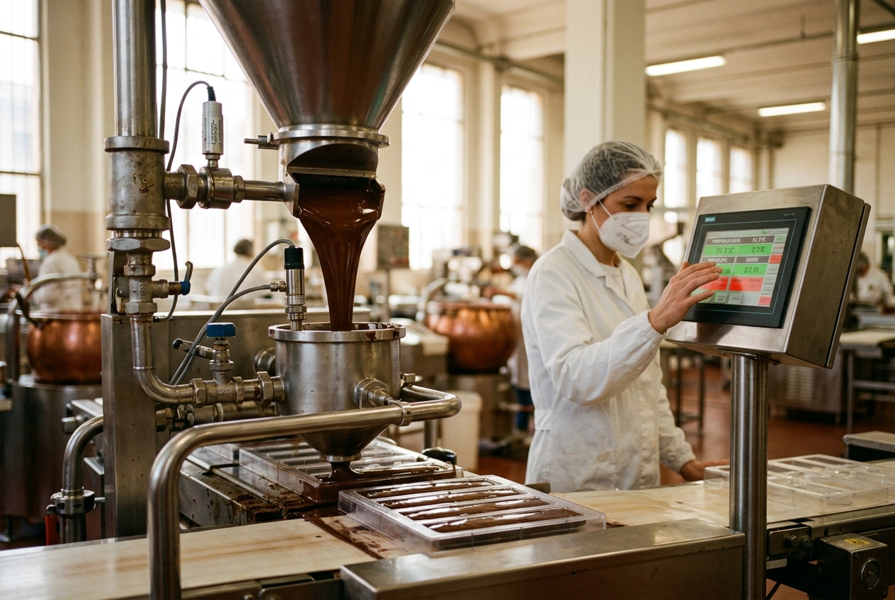 Stabilimento Majani 1796 Di Valsamoggia: L'Ingegneria Del Cioccolato Tra Cristallizzazione Polimorfa Del Burro Di Cacao, Concaggio Termocinetico E Micro-Raffinazione Meccanica