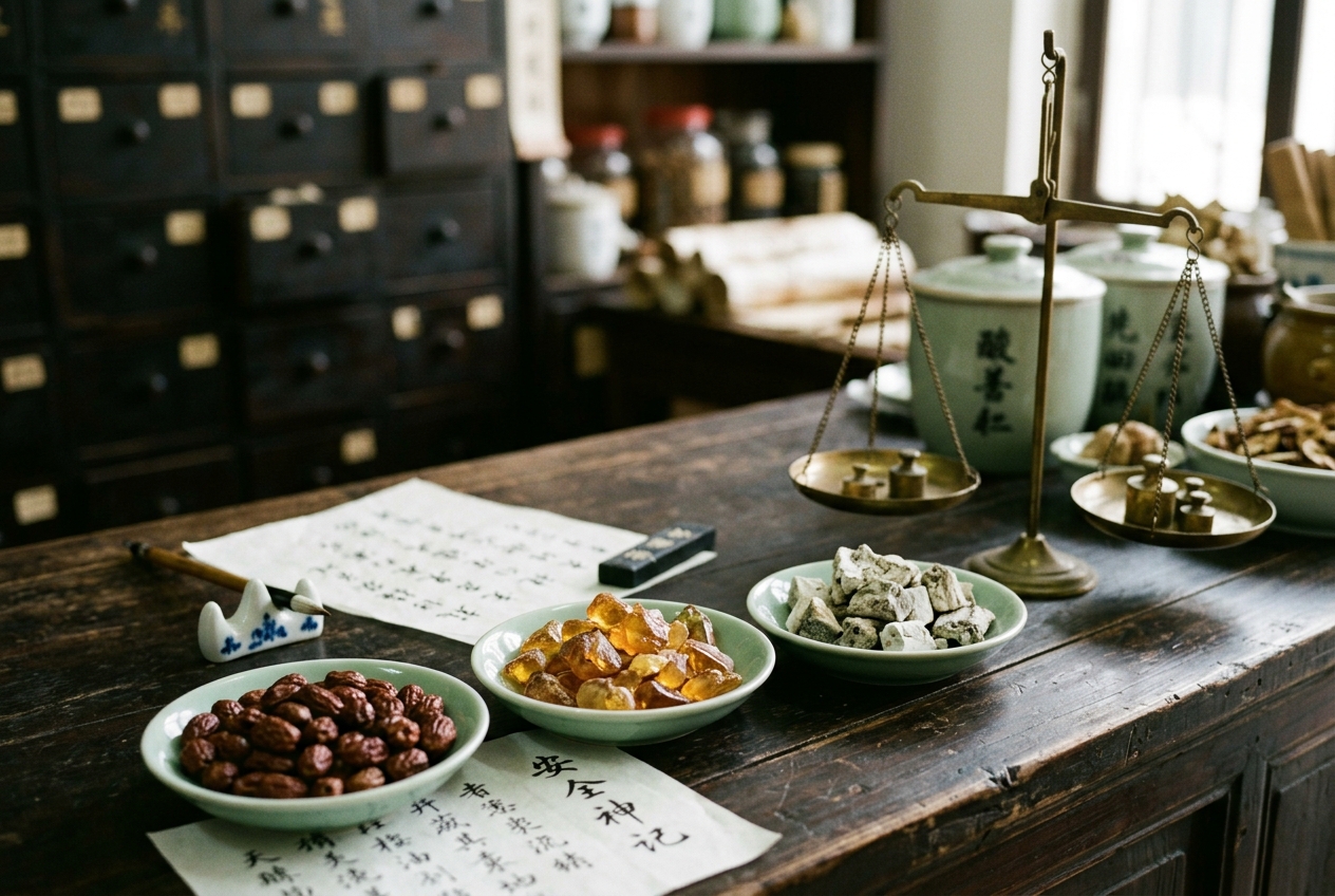 Spirit-Calming Formulas (An Shen Ji) Prescription Dynamics: Governing Heavy-Settling Shen Anchoring, Heart-Blood Nourishment, Neuropsychiatric Tranquilization, and Sleep-Wake Homeostasis in Traditional Chinese Medicine