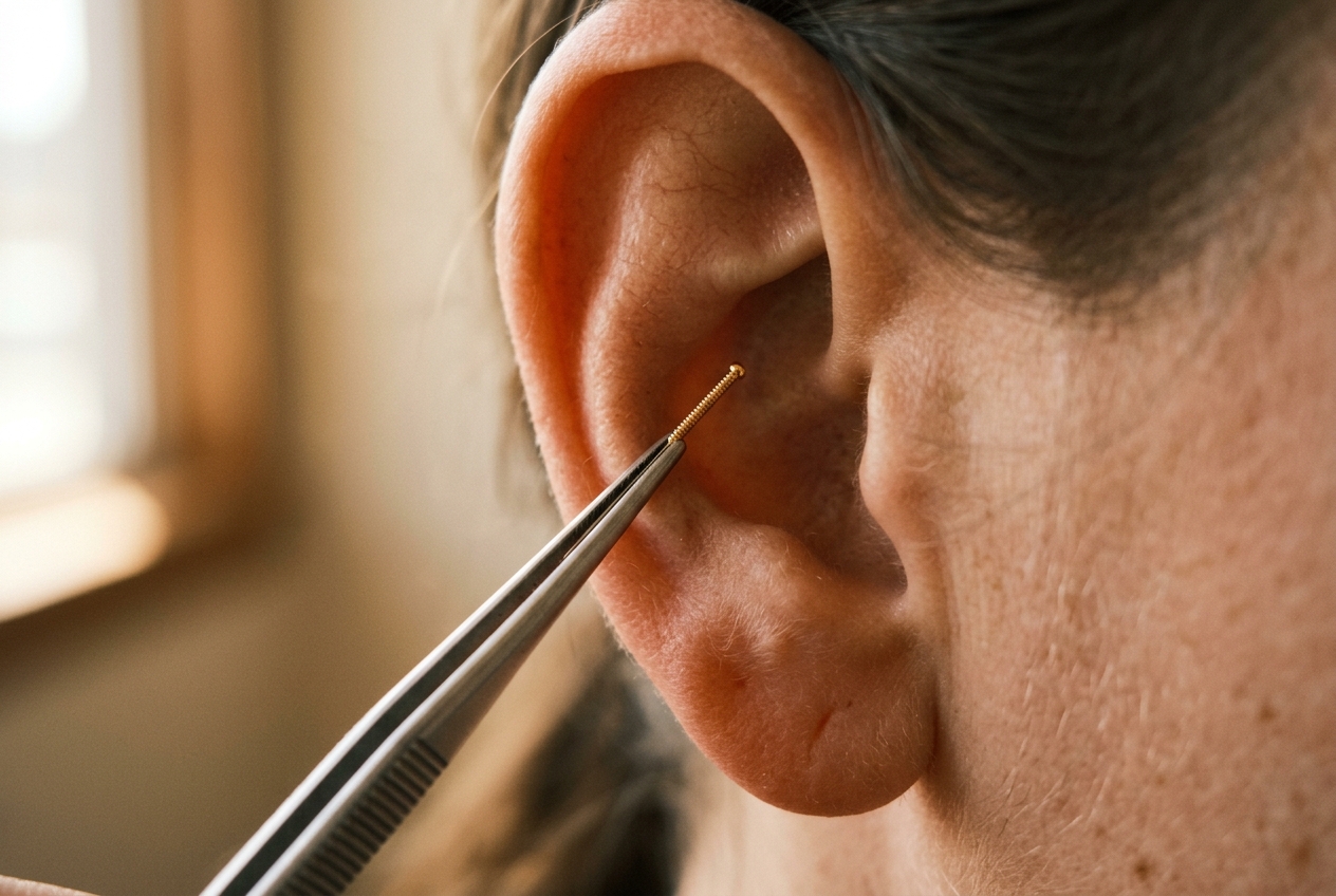 Auricular Acupuncture Techniques (Er Zhen Fa) Meridian Dynamics: Governing Auriculovagal Nerve Stimulation, Inverted Fetus Somatotopic Mapping, Neuroendocrine Reflex Modulation, and Psychosomatic Homeostasis in Traditional Chinese Medicine