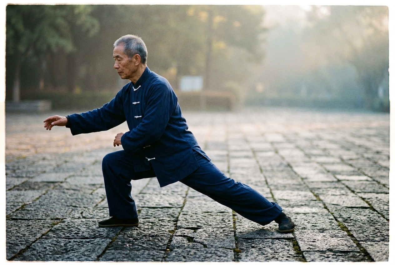 Gong Bu Bow Stance Qigong: Sagittal Pelvic Tensegrity, Iliopsoas Elongation, and Asymmetric Ground Reaction Force Vectoring in Classical Daoyin