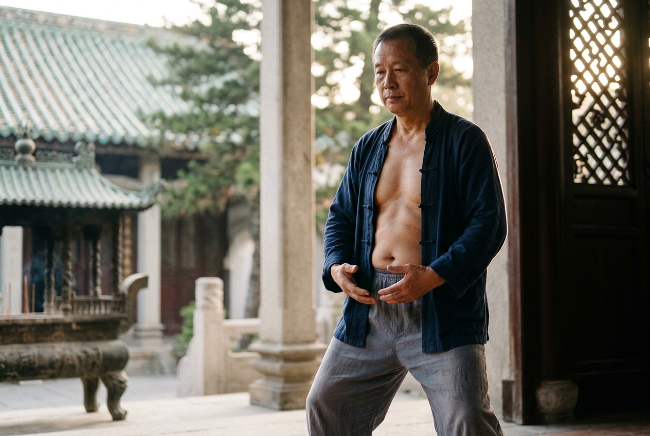 Juque Cavity Great Tower Gate: Subxiphoid Fascial Decompression, Cardiac Shen Anchoring, and Epigastric Kinetic Vectoring in Classical Neigong