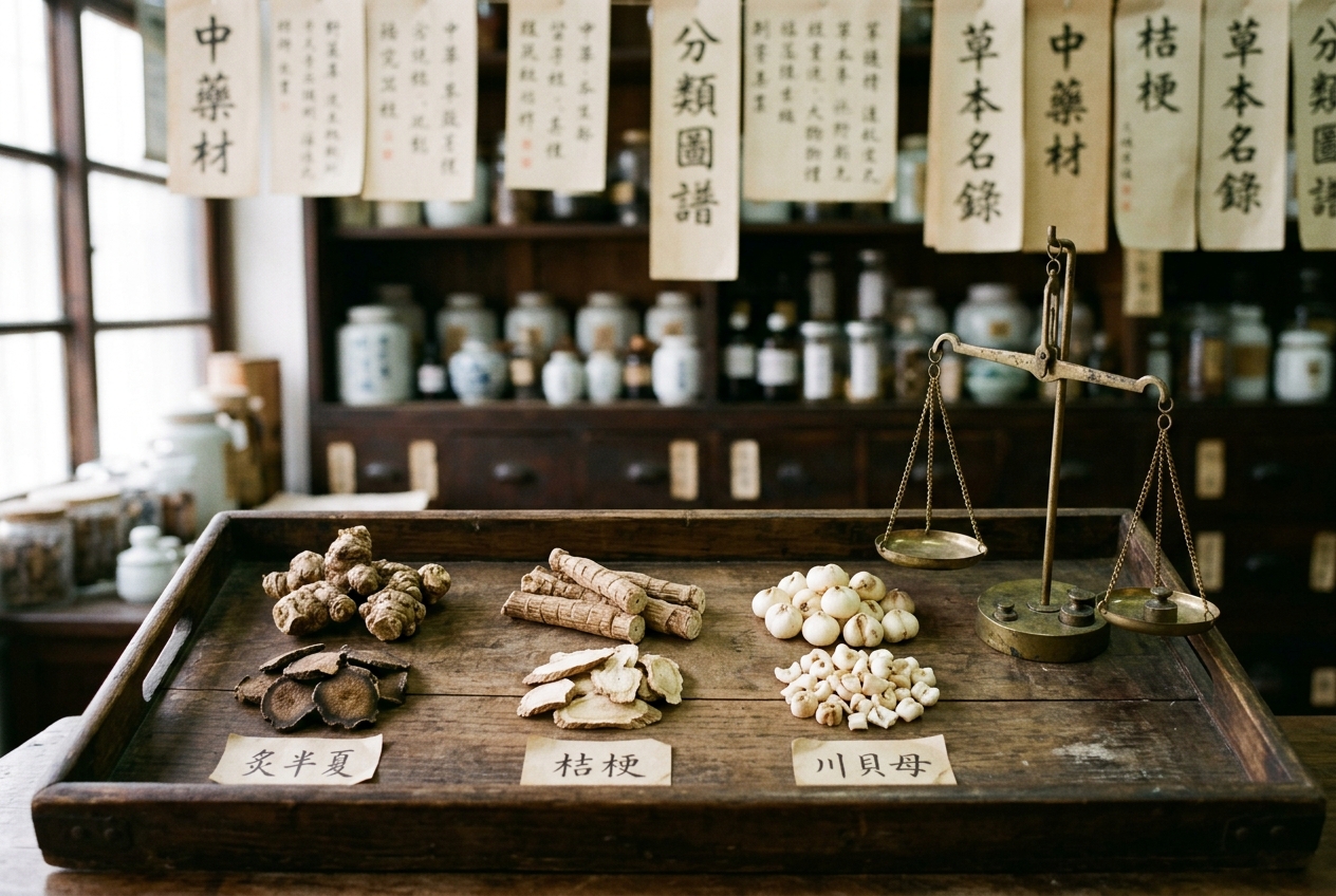 Phlegm-Transforming and Cough-Relieving Herbs (Hua Tan Zhi Ke Ping Chuan Yao) Pharmacodynamics: Governing Mucociliary Clearance, Bronchial Spasmolysis, Turbid Sputum Resolution, and Rebellious Lung Qi Descent in Traditional Chinese Medicine
