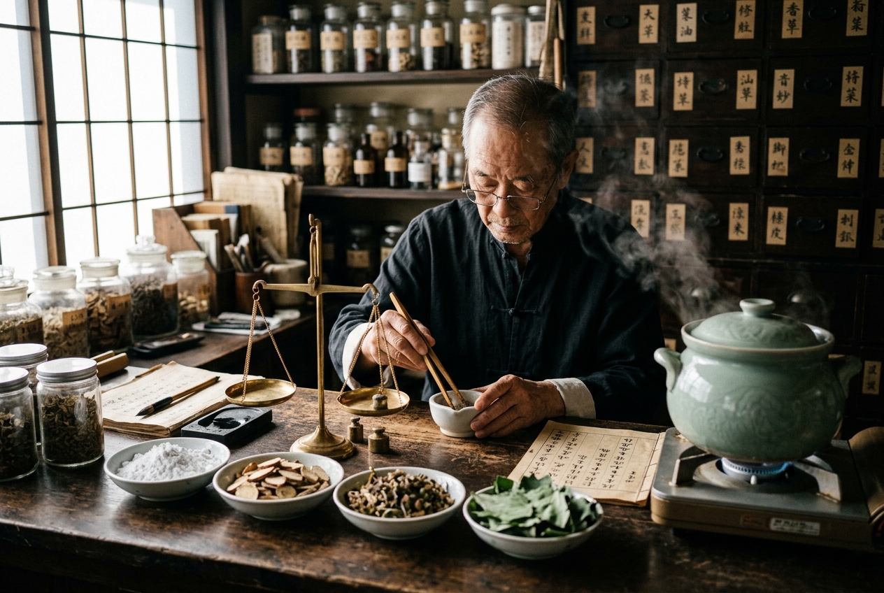 Summer-Heat Clearing Formulas (Qu Shu Ji) Prescription Dynamics: Governing Seasonal Heat Clearance, Turbid Dampness Transformation, Qi-Fluid Restoration, and Exterior-Venting Mechanics in Traditional Chinese Medicine