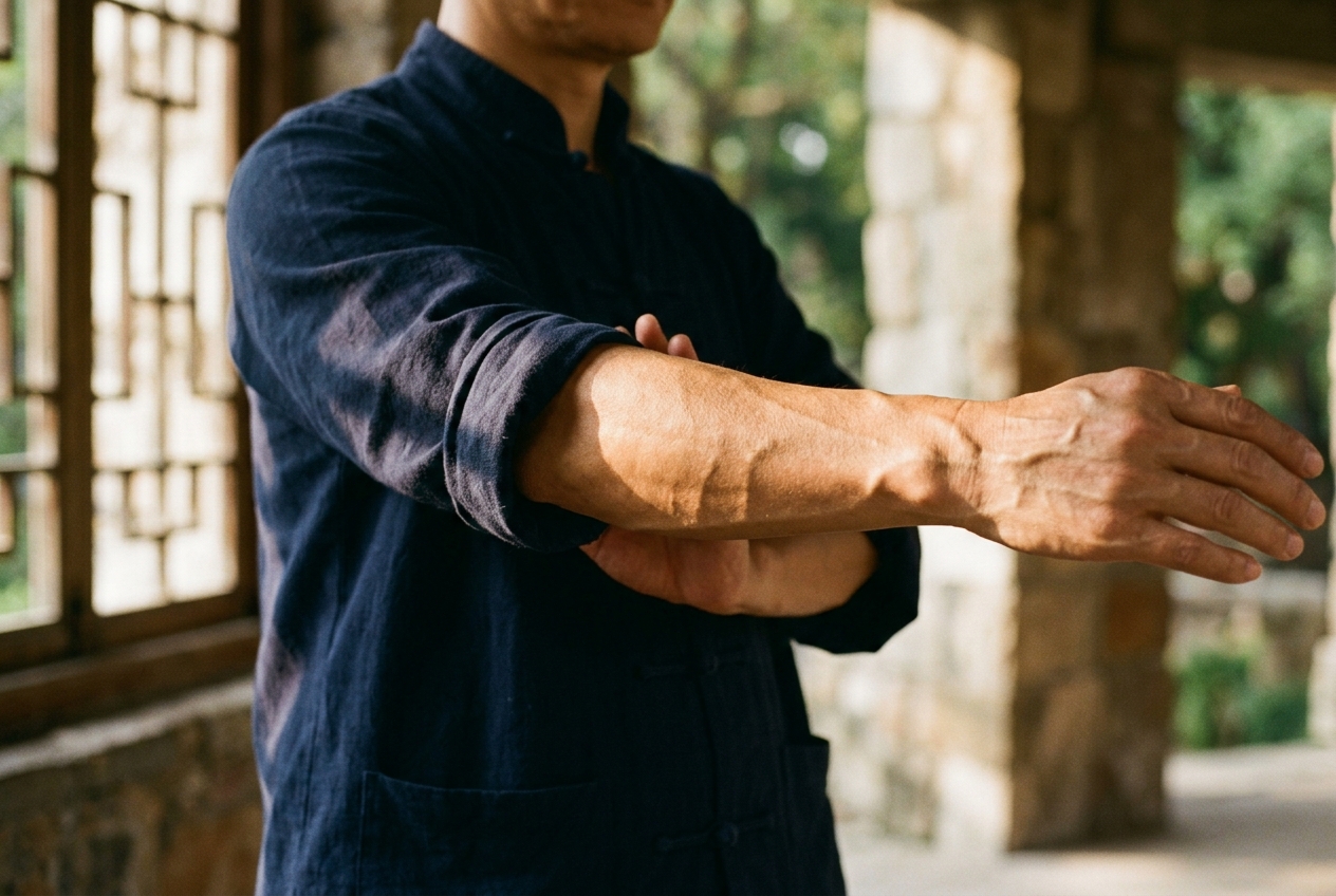 Waiguan Cavity Outer Pass: Dorsal Antebrachial Fascial Decompression, Yang Wei Mai Activation, and Distal Upper-Limb Kinetic Vectoring in Classical Neigong