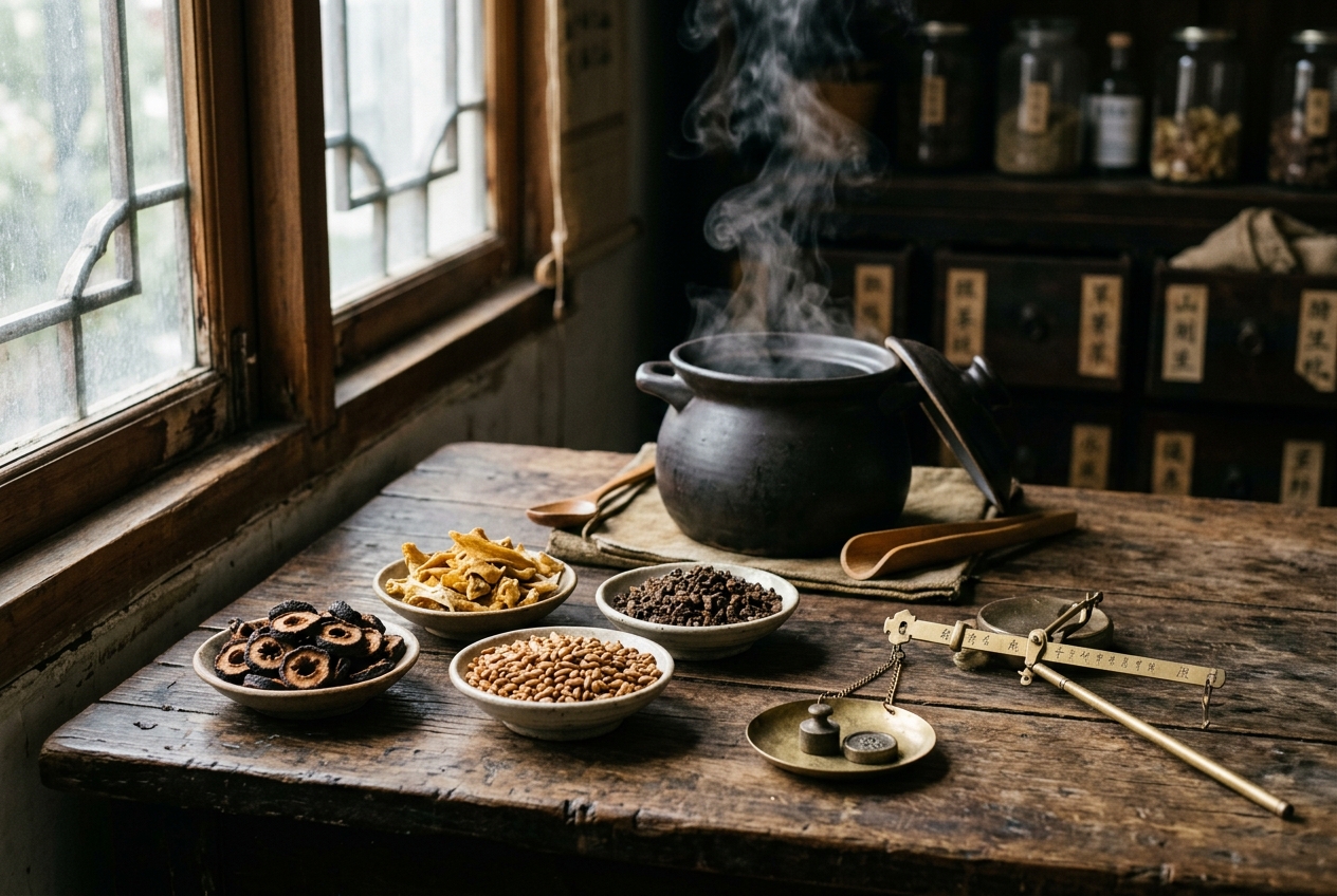 Food Stagnation-Relieving Herbs (Xiao Shi Yao) Pharmacodynamics: Governing Epigastric Distension, Enzymatic Breakdown, Spleen-Stomach Transportation, and Intestinal Motility in Traditional Chinese Medicine