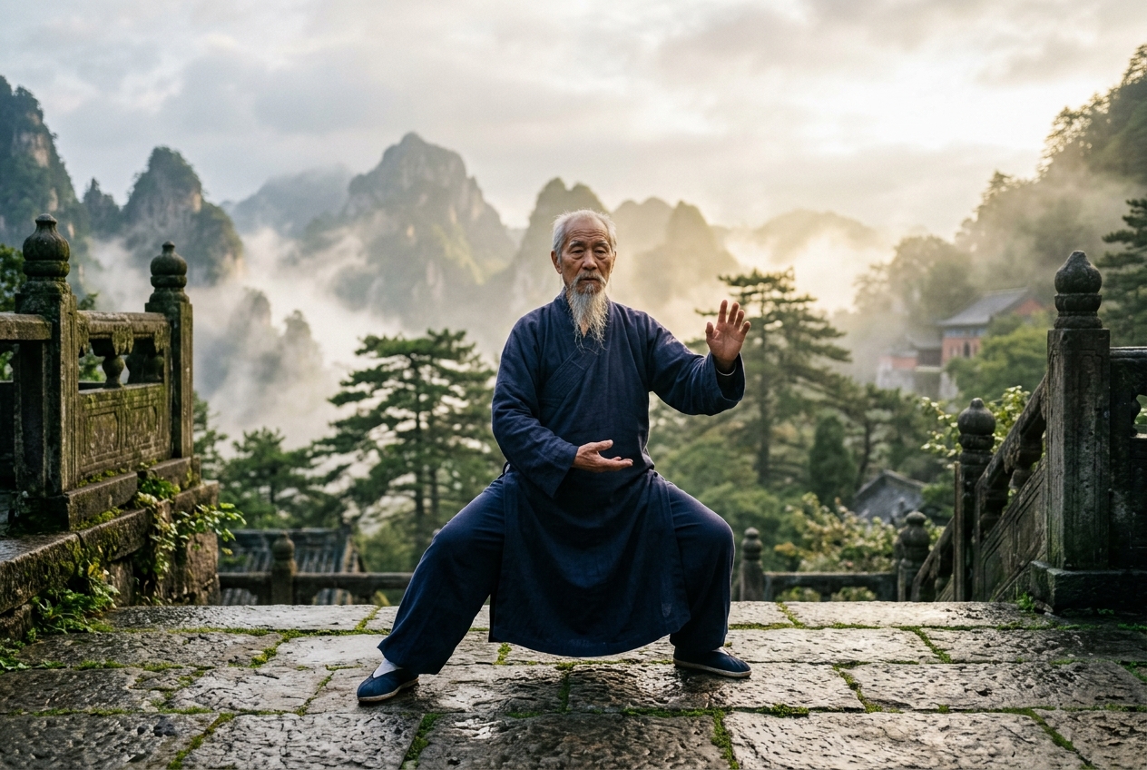Xu Bu Empty Stance Qigong: Unilateral Posterior Weight Vectoring, Spiral Fascial Coiling, and Plantar Proprioceptive Rooting in Classical Daoyin