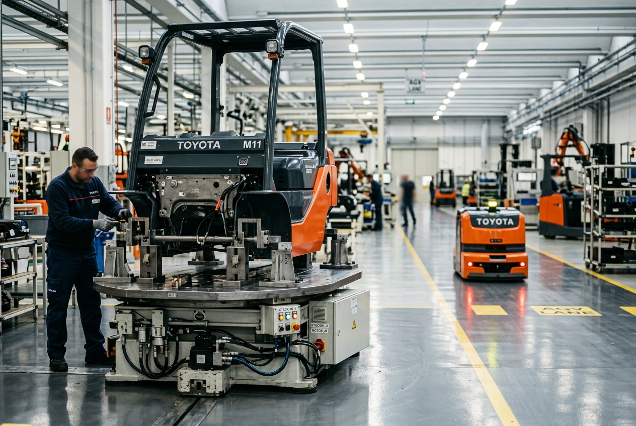 Stabilimento Toyota Material Handling Di San Giovanni in Persiceto: L'Ingegneria Dell'Intralogistica Tra Elettrificazione a Celle a Combustibile, Trazione a Magneti Permanenti E Sistemi a Guida Autonoma AGV