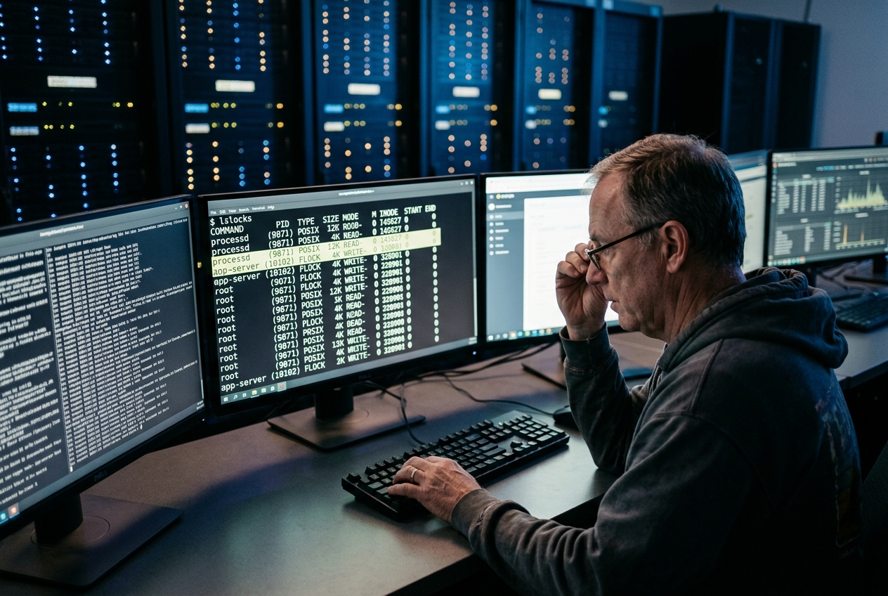 Lslocks: Auditing Kernel Byte-Range Locks, Isolating Contended File Descriptors, and Resolving Storage Deadlocks in Production