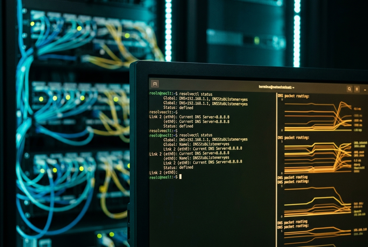 Resolvectl: Inspecting Per-Interface DNS Configurations, Flushing Resolver Caches, and Triaging DNS-over-TLS Routing in Production