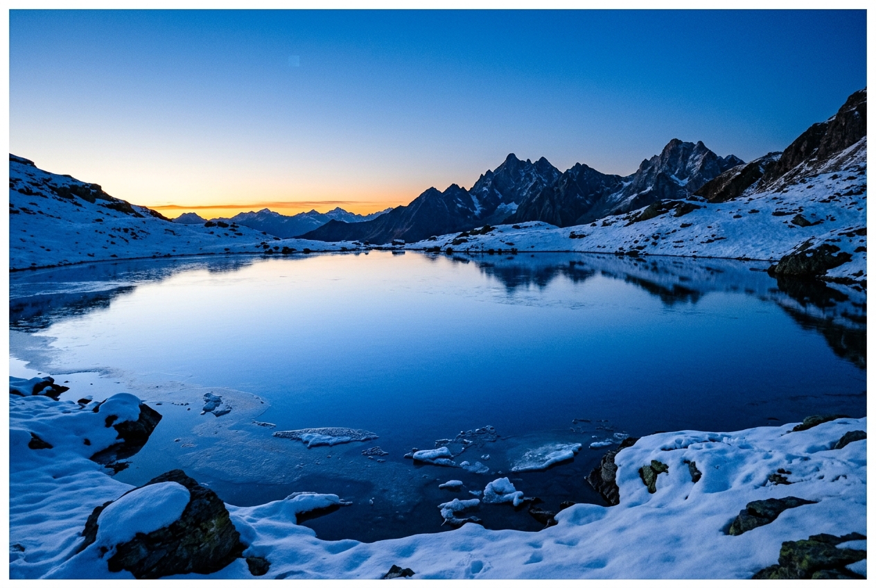 Chappuis Absorption & Blue Hour Optics: How Stratospheric Ozone Bands and Slanted Solar Rays Forge Twilight's Deep Indigo Glow