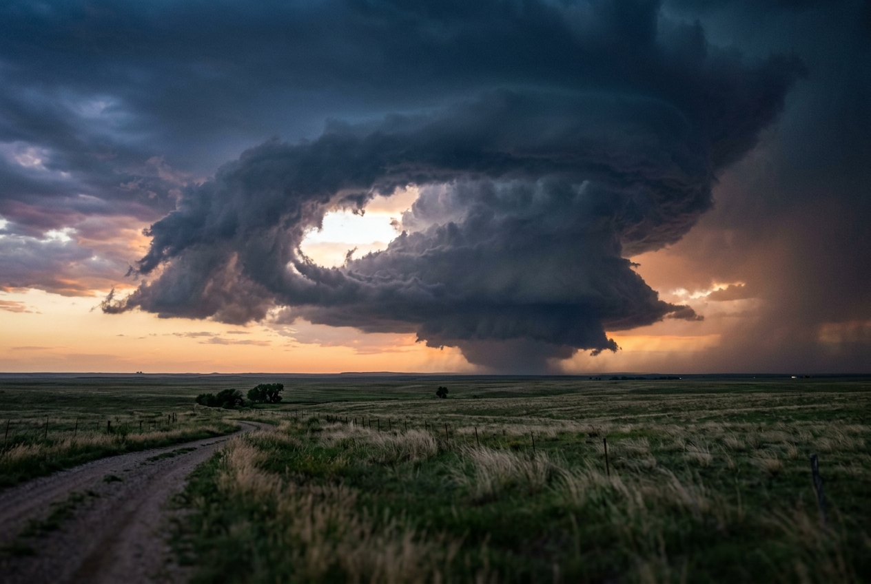 Rear-Flank Downdraft (RFD) & Hook Echo Dynamics: How Descending Negative Buoyancy and Dynamic Downward Pressure Forge Tornadic Mesocyclones