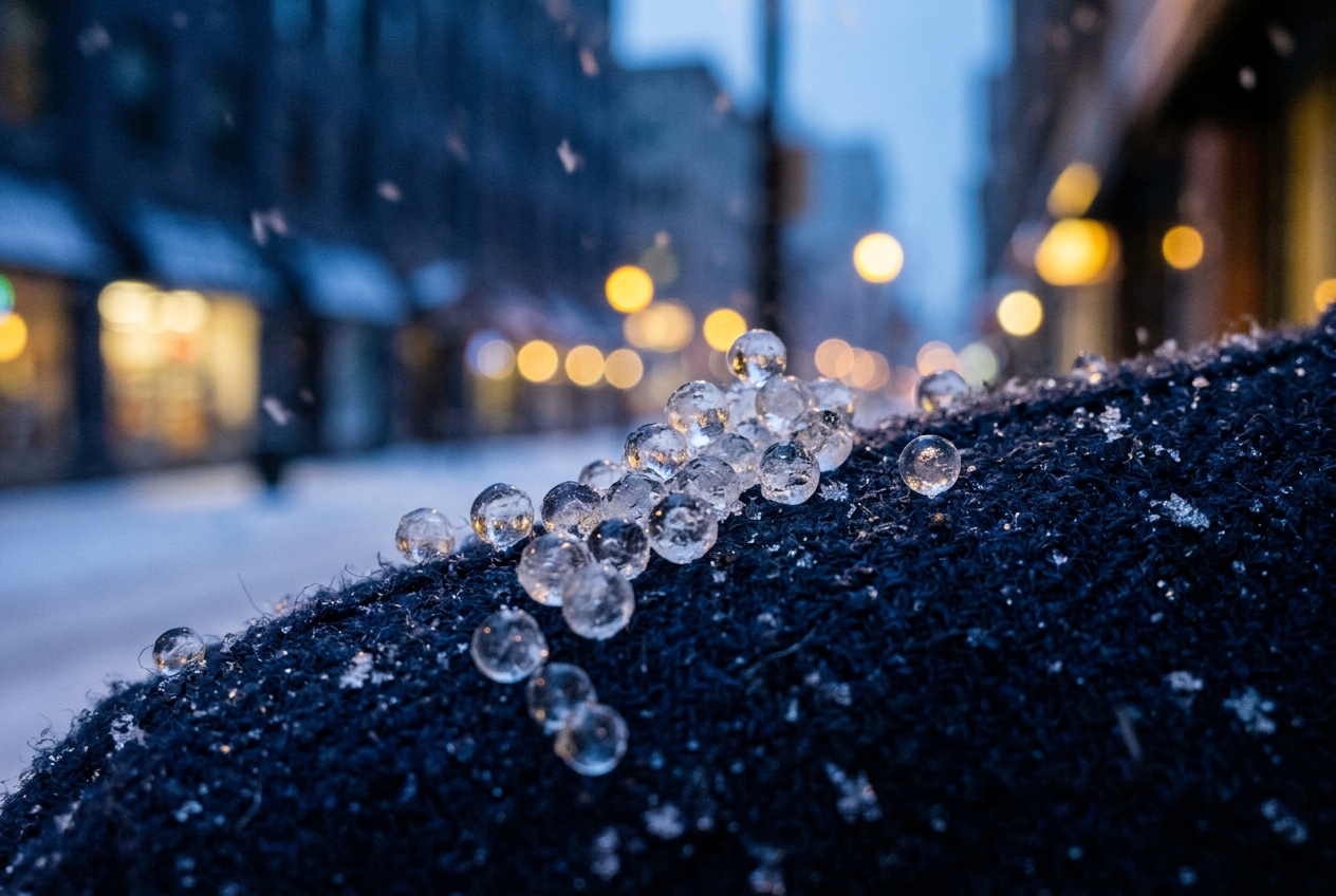 Sleet Dynamics & Ice Pellet Microphysics: How Elevated Warm Noses and Deep Subfreezing Surface Layers Govern Winter Phase Transitions