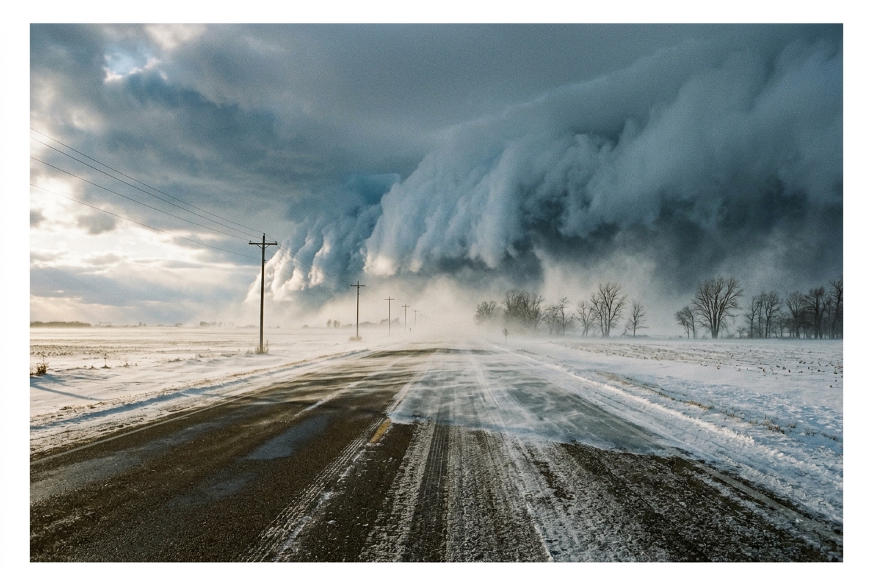 Snow Squall Dynamics & Arctic Frontal Convection: How Low-Level Frontogenesis and Isallobaric Surges Trigger Blinding Whiteout Blizzards